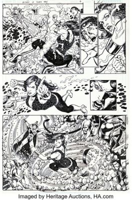 José Luis García-Lopez and George Pérez DC Special: The Return of Donna Troy #4 Story Page 4 Original Art (DC, 2005). | Heritage