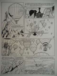 Renaud | Original page (p.8)  - Brelan de dames 2  - Safari dans l’enfer vert  -  (1983) | Catawiki