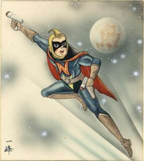 Daiji Kazumine hand-drawn color shikishi "National Kid" | Mandarake (Big Web)