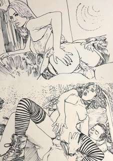 Milfred | Milfred - Erotic Drawings #1 - 2 Pencil/Ink/Marker Drawings - Exemplaire unique - (2020/2021) | Catawiki