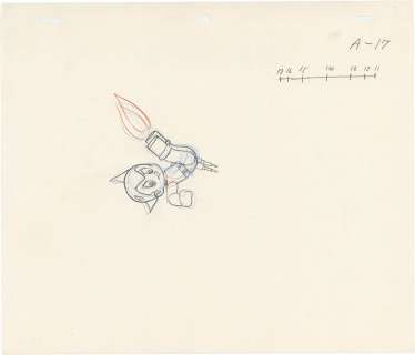 Osamu Tezuka Hand-Drawn Anime Genga for "Astro Boy (Tetsuwan Atom)" | Mandarake (Big Web)