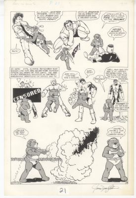Boris the Bear #6 pg 19 Original Comic Art James Dean Smith | Neat Stuff Vault