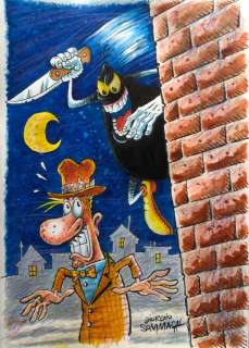 Sommacal, Giorgio - 1 Original drawing - Cattivik | Catawiki