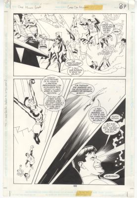 Dc One Million 80 Page Giant Crisis 1,000,000 Pg 69 OA Comic Art | Neat Stuff Vault