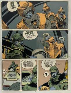 Bilal, Enki - 1 Bleu de coloriage original + film - Exterminateur 17 - 1979 | Catawiki