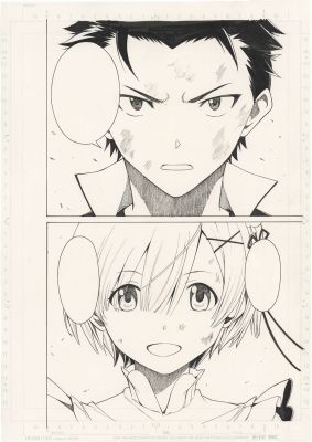 Daichi Matsue ’Hand-Drawn Manuscript"Re:Zero - Starting Life in Another World" | Mandarake (Big Web)