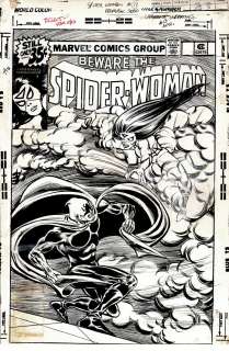 Carmine Infantino Steve Leialoha - Spider-Woman #13 Unused Cover (Almost Identical To Published Cover, Leialoha Inks!) 1978
