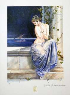 Milo Manara - 1 presse - Milo Manara - Stampa "Girls on Cover" 2 soggetto 7 firmata - P.A. - | Catawiki