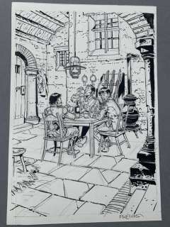 Meynet, Félix - 1 Original preliminary drawing - Sauvage | Catawiki