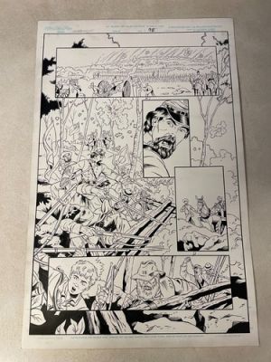CIVIL WAR original art comic graphic novel CLEBURNE STUNNING BATTLE MILGROM | eBay US (Buy It Now)