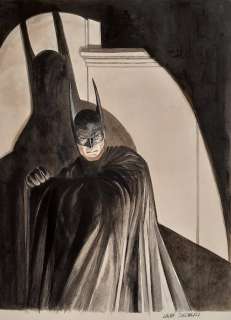 Zuccheri, Laura - 1 Watercolour - Batman - The shadow - 2024 | Catawiki