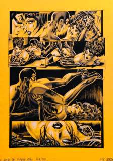 Nik Guerra - 1 Original colour page - Il Giallo del fumetto Nero - “Magenta e Mister Noir” tavola 48 - 2023 | Catawiki