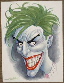 Lopresti, Aaron - 1 Original colour drawing - The Joker - 2018 | Catawiki