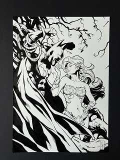 Chris Evenhuis - 1 Original drawing - Batman and Poison Ivy - 2013 | Catawiki