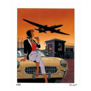 Berthet, Philippe - 1 Silkscreen - Pin-Up - Black Bird | Catawiki