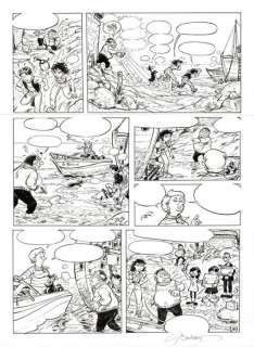 Bosschaert, Jan - 1 Page originale - Sam 10 - Aan de grond - 2008 | Catawiki