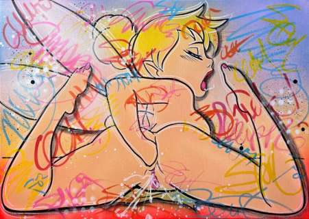 Alvin Silvrants (1979) - Tinkerbell Enjoying Herself | Catawiki