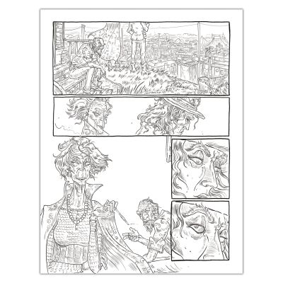 Le Turk | Dead Train - Planche originale page 124 | Achetez de l’Art