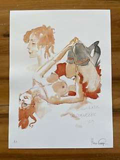Hugo Pratt - 1 Print - "Liliana" - 1986 | Catawiki