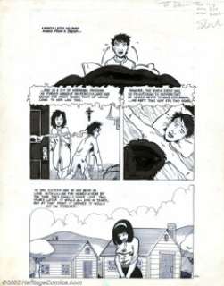 Ed Brubaker - Original Art for Lowlife #1, page 12 (Caliber Press, 1990). Before becoming the favorite writer of -