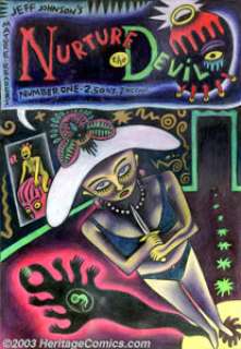 Jeff Johnson - Original Art Cover for Nurture the Devil #1 (Fantagraphics, 1994). Here is the cover to the very - | Heritage