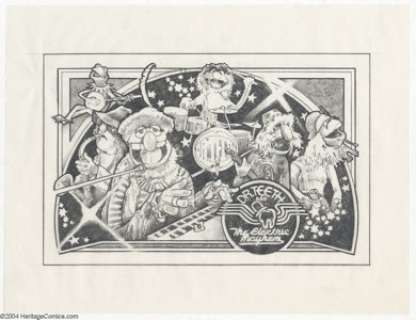 Drew Struzan - Dr. Teeth and the Electric Mayhem Illustration Original Art (1981). Drew Struzan, the renowned -