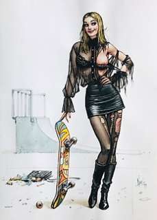 Noé, Ignacio - 1 Original colour drawing - Watercolor - 2019 | Catawiki