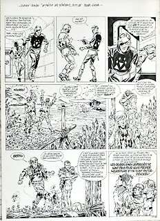 Paape, Eddy - 1 Original page - Johnny Congo T2 - La Flèche des ténèbres - 1993 | Catawiki