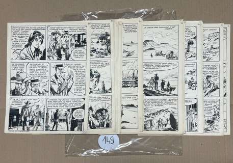 Noël GLOESNER (1917-1995). « L’Orpheline du Far-West ». Lot de… | misc / divers