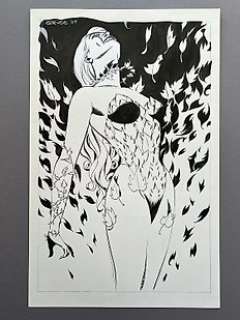 Steve Rude - 1 Original drawing - Poison Ivy "Falling Leaves" - 2009 | Catawiki