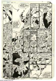 George Perez and Dick Giordano - Crisis on Infinite Earths #3, page 17 Original Art (Marvel, 1985). DC editors - | Heritage