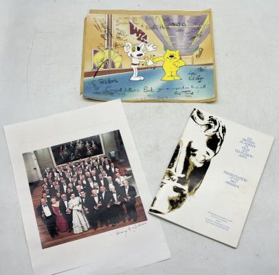 Lot 19 - A original animation cel designed for the 1983 BAFTA awards depicting… | misc / divers