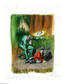 Western Publishing Artist - Boris Karloff Tales of Mystery #69 Cover Original Art (Gold Key, 1976). For both man - | Heritage