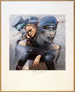 Bilal, Enki - 1 Estampe Pigmentaire - Lucie Bevilacqua Christophe - 2020