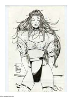 Billy Tucci and Nelson Asencio - Shi Cover Original Art (1995). Comic book artists and publishers know you can -