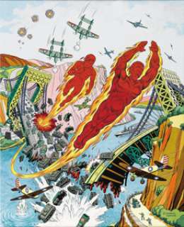 Alex Schomburg - Marvel Mystery Comics #43 Cover Recreation Painting Original Art (undated). Alex Schomburg was - | Heritage