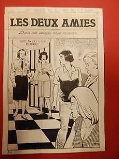 Gianfranco Giorgi - 17 Original page - Les Meufs #3 - "Les deux amies" - 1988