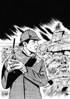 Marniquet, Frédéric - Dessin original - Couverture de l’édition couleur - Sherlock Holmes T1 - Le Chien des Baskerville - (2023) | Catawiki