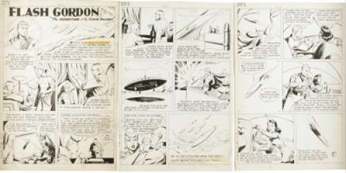 Paul Norris - Four Color #190, Complete 48-page Flash Gordon Story "The Adventure of the Flying -