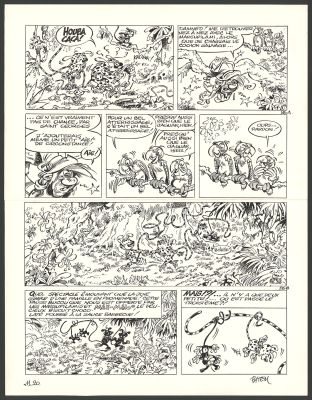 Batem | Le Marsupilami - Viva Palombia ! (T.20) - Planche originale n°26 | Daniel Maghen