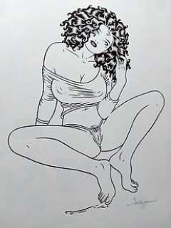 Roberto Baldazzini - 1 Original drawing - Pin Up - "Portfolio XXX" - 2018 | Catawiki