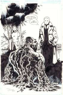 Rick Veitch - Constantine‘s First Appearance in Swamp Thing Recreation - Signed