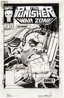 Mike Manley - Punisher War Zone 9 Cover
