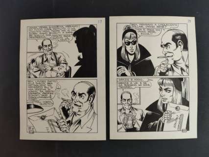 Magnus e Bunker - 2 Original page - Satanik - L’Inviato di Myorek - 1970 | Catawiki