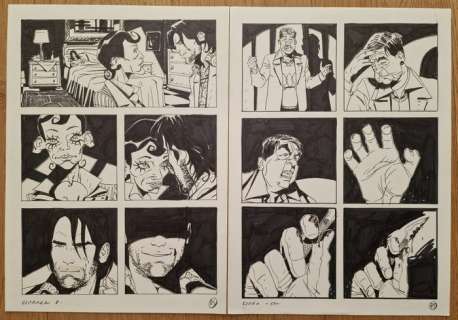 Burchielli, Riccardo - 2 Original page - John Doe - n. 5 - "Io conosco JD" - 2003