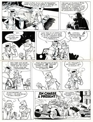 Turk - Lot 438 - Clifton, Ce cher Wilkinson, planche originale à l’encre de chine pour cet album paru en 1978 au Lombard.