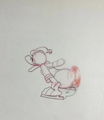 Lot 81 - Mickey Mouse, 1939 Donald Duck Dessin à la mine de plomb et… | ArtFlow Enchères