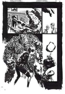 Laurence Campbell | Hellboy & The B.P.R.D.: The Ghost Ships Of Labrador - #1 Page 12 | Kinetic Collectibles
