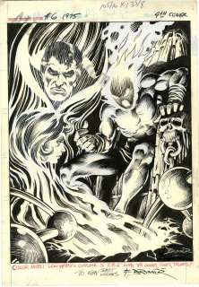 Frank Brunner - Marvel Treasury Edition Issue 6 Page Back Cover