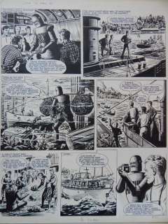 Kearon, Edward - 1 Original page - Archie de man van staal - Archie and the Colar Sea Mystery - 1966 | Catawiki